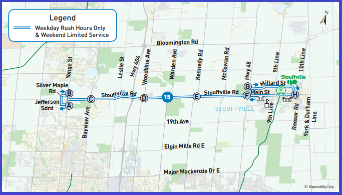 Christopher Greaves YRT15BusRoute.png